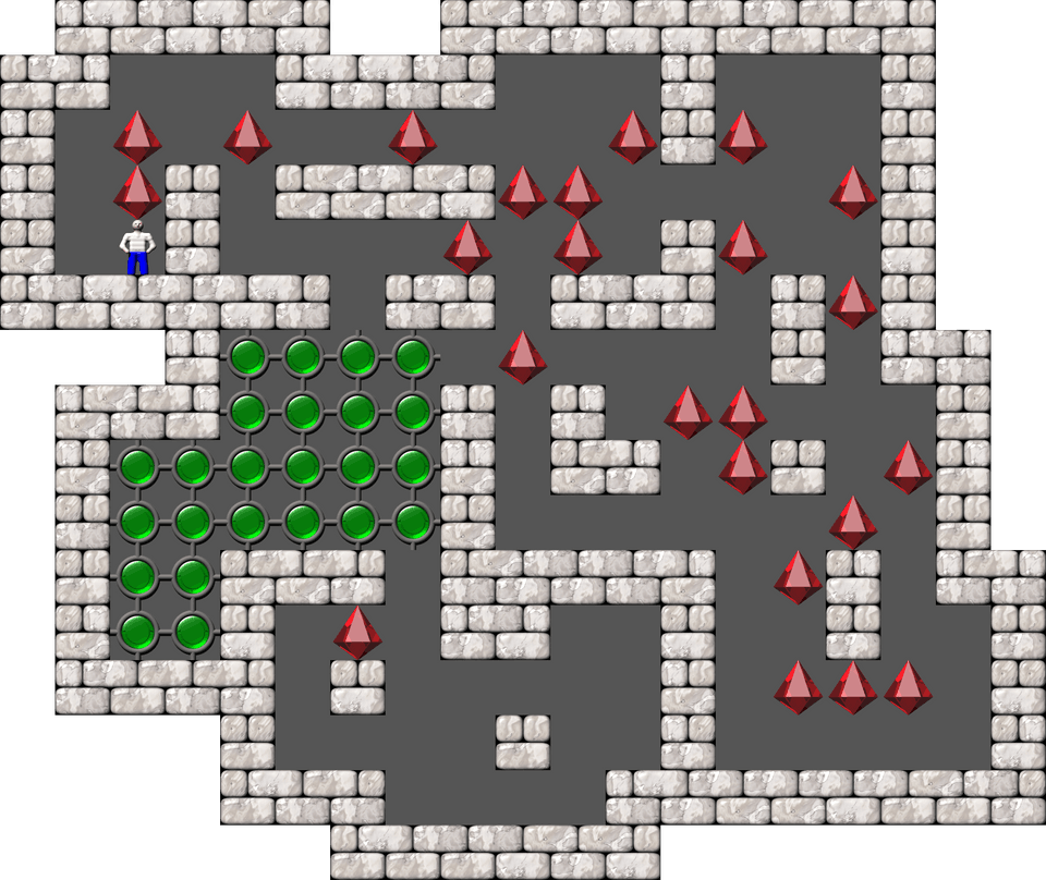 Sokoban Sonic 2 level 3